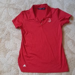 Pinehurst M Adidas womens Red golf polo